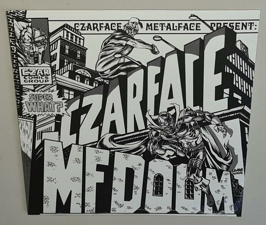 Czarface & MF Doom - Super What? (2021) (RSD Essentials Limited Edition Black & White Colour Vinyl LP)