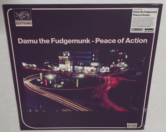 Damu the Fudgemunk - Peace Of Action (2024) (Limited Edition Duck Egg Blue Colour Vinyl LP)