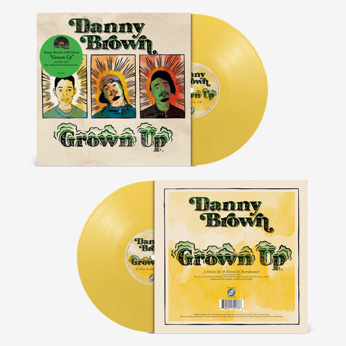 Danny Brown - Grown Up (2026 RSD) (Limited Edition Yellow Colour 7" Vinyl Single)
