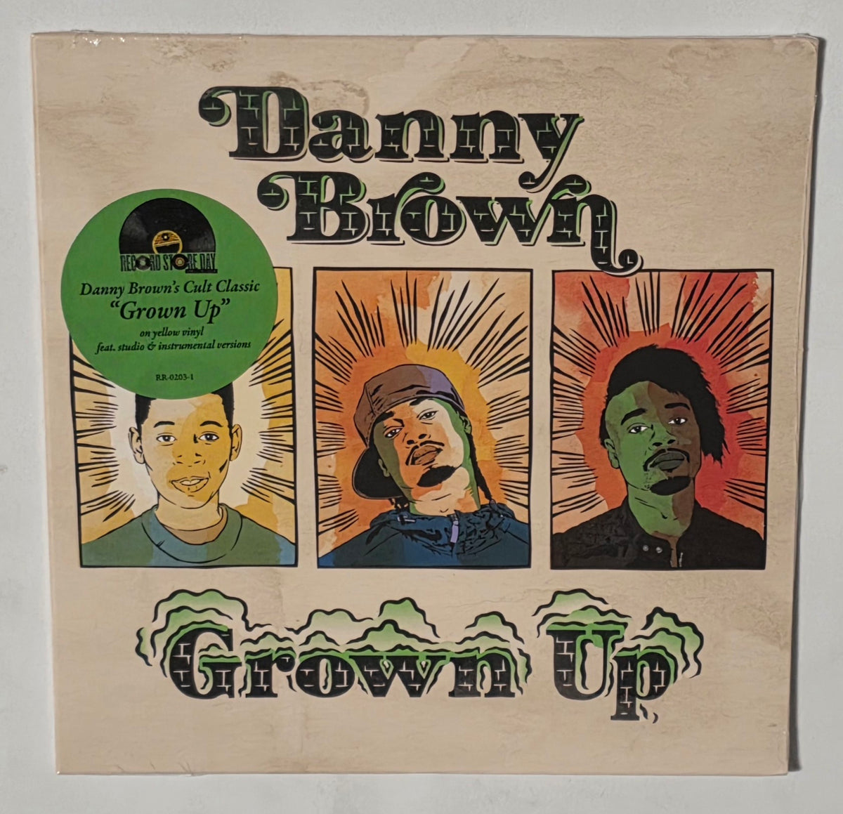 Danny Brown - Grown Up (2026 RSD) (Limited Edition Yellow Colour 7" Vinyl Single)