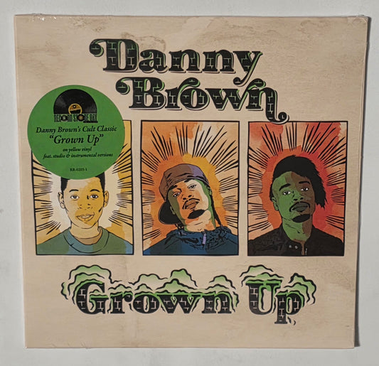 Danny Brown - Grown Up (2026 RSD) (Limited Edition Yellow Colour 7" Vinyl Single)