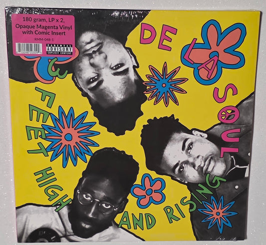 De La Soul – 3 Feet High And Rising (2023 Reissue) (Limited Edition Magenta Colour Vinyl LP)