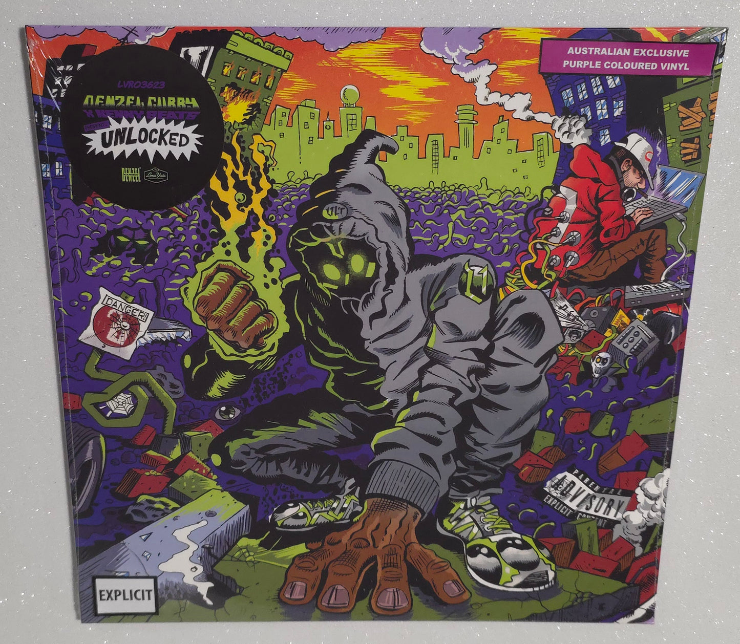 Denzel Curry X Kenny Beats – Unlocked (2023 Reissue) (Limited Edition Australian Exclusive Translucent Purple Colour Vinyl LP)