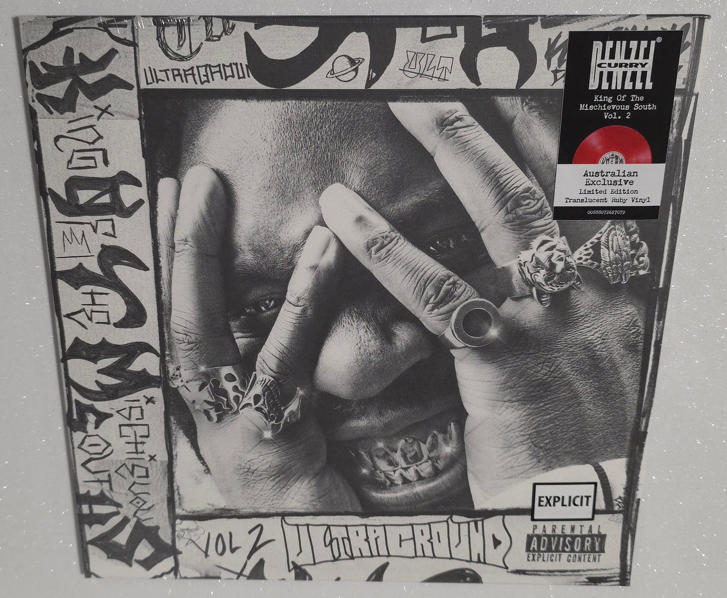 Denzel Curry – King Of The Mischievous South Volume 2 (2024) (Australian Exclusive Ruby Colour Vinyl LP)