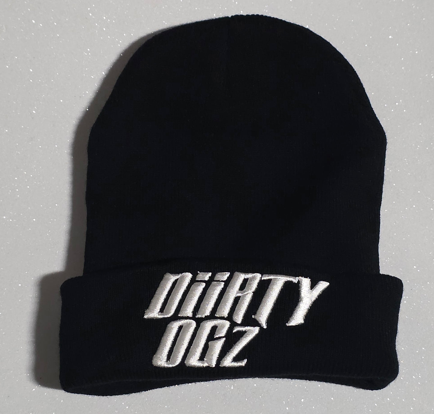 Diirty Ogz Logo Unisex Black Beanie Hat