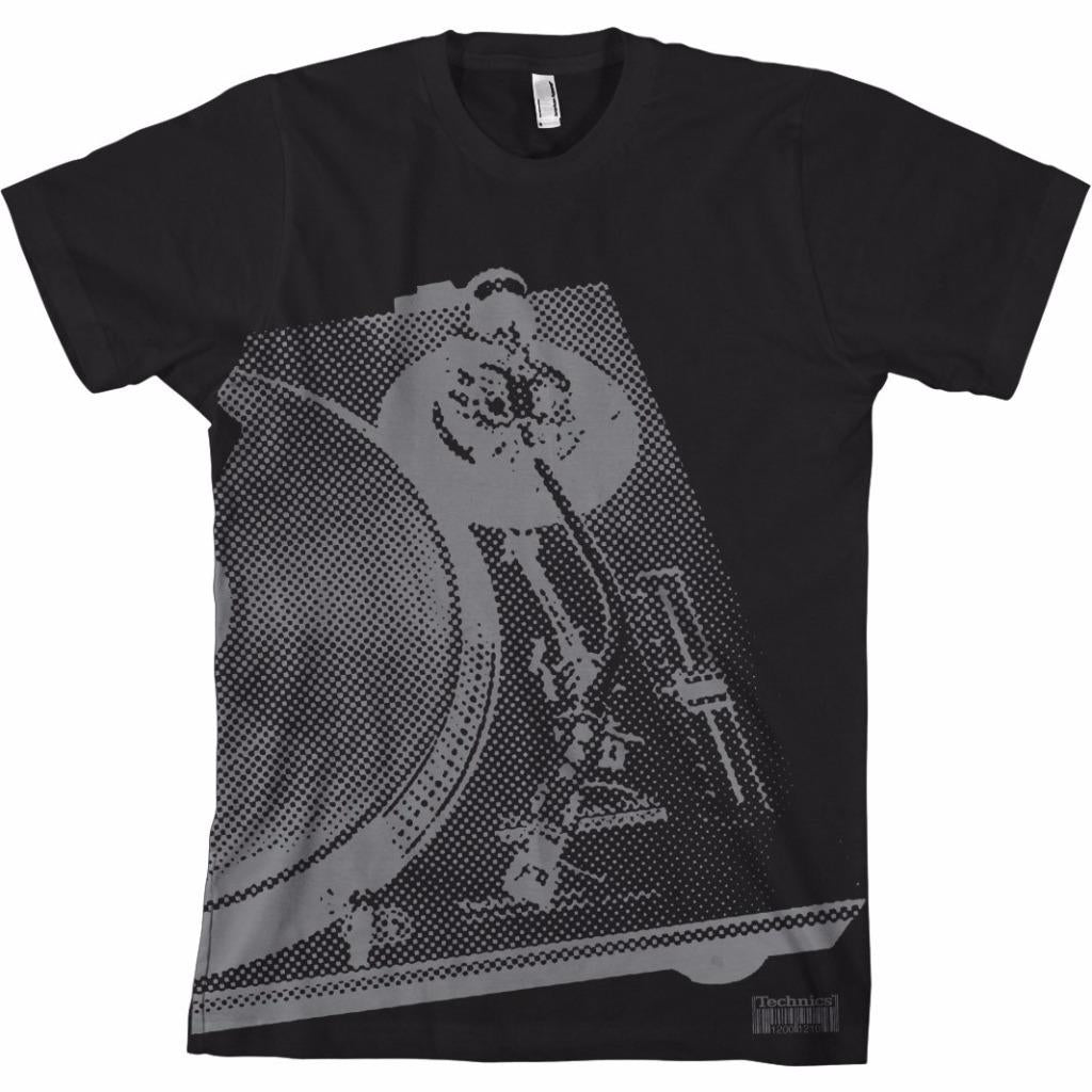 Technics 1200 Half Tone Officially Licensed DMC Adult Unisex T-shirt