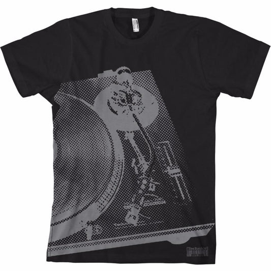 Technics 1200 Half Tone Officially Licensed DMC Adult Unisex T-shirt