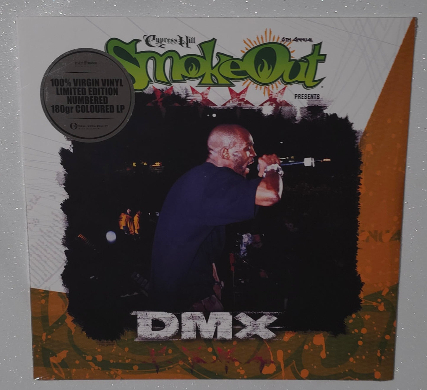 DMX – The Smoke Out Festival Presents (2019 BF RSD) (Limited Edition Yellow Colour Vinyl LP)