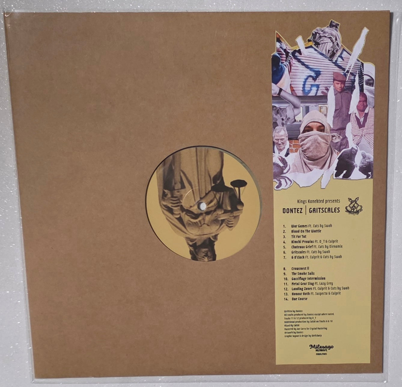 Dontez – Gritscales (2025) (Limited Edition Burnt Wattle Colour Vinyl LP)