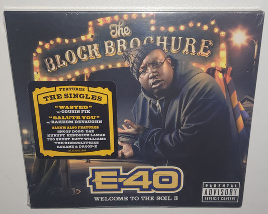 E-40 – The Block Brochure: Welcome To The Soil 3 (2012) (CD)
