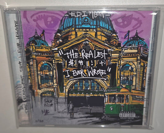 E.D.I. Mean (of The Outlawz) - The Realest Shit I Ever Wrote (2026) (Exclusive Melbourne Limited Edition Artwork CD)