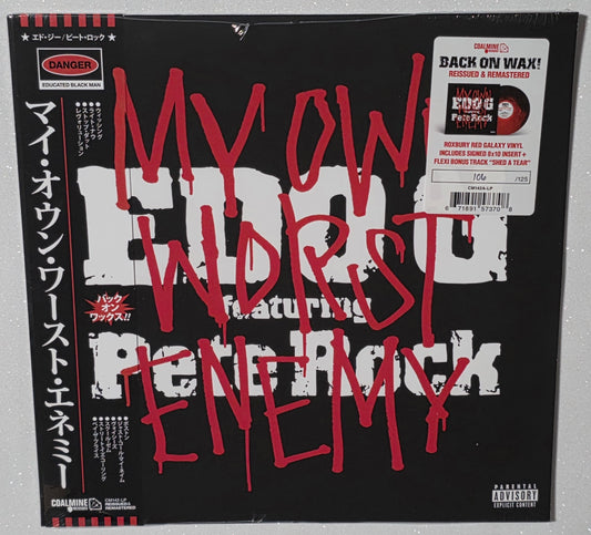Edo G featuring Pete Rock - My Own Worst Enemy (2026 Reissue) (Limited Edition Roxbury Red Galaxy Colour Vinyl LP with Signed Insert)