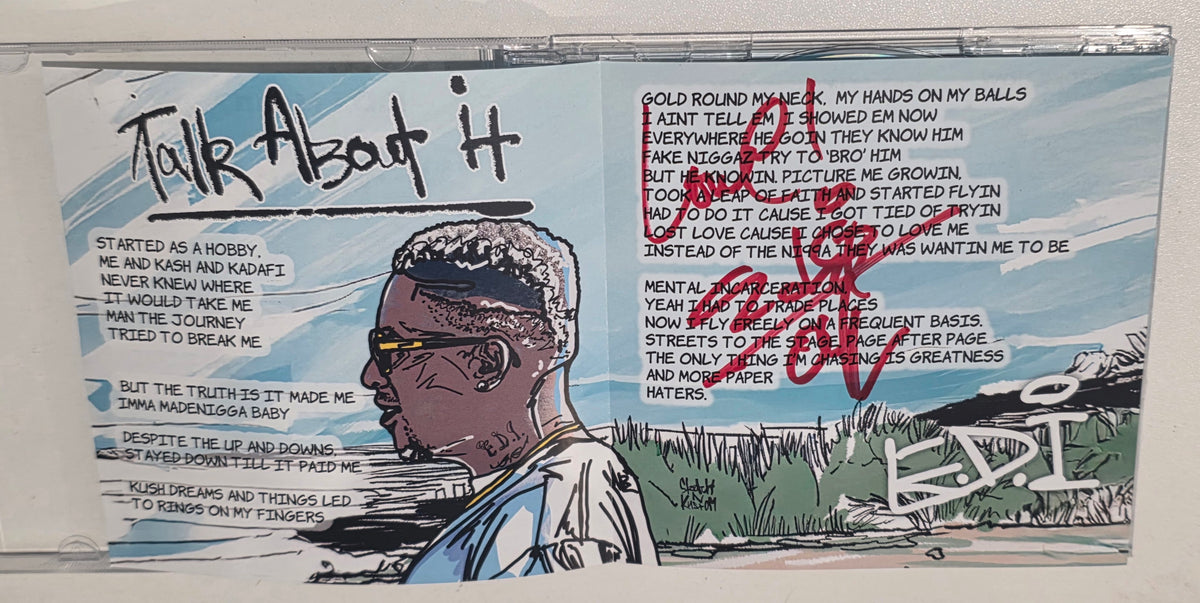 E.D.I. Mean (of The Outlawz) - AUTOGRAPHED The Realest Shit I Ever Wrote (2026) (Limited Edition CD)