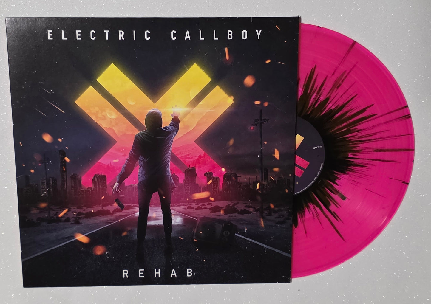 Electric Callboy – Rehab (2023) (Limited Edition Neon Pink With Black Splatter Colour Vinyl LP)