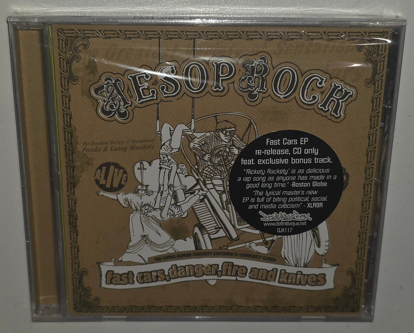 Aesop Rock - Fast Cars, Danger, Fire & Knives (2005) (CD)