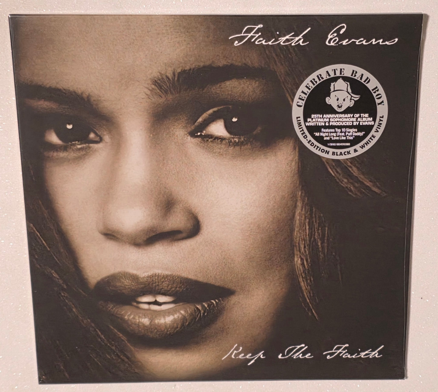 Faith Evans – Keep The Faith (2023 Reissue) (Limited Edition Black & White Colour Vinyl LP)