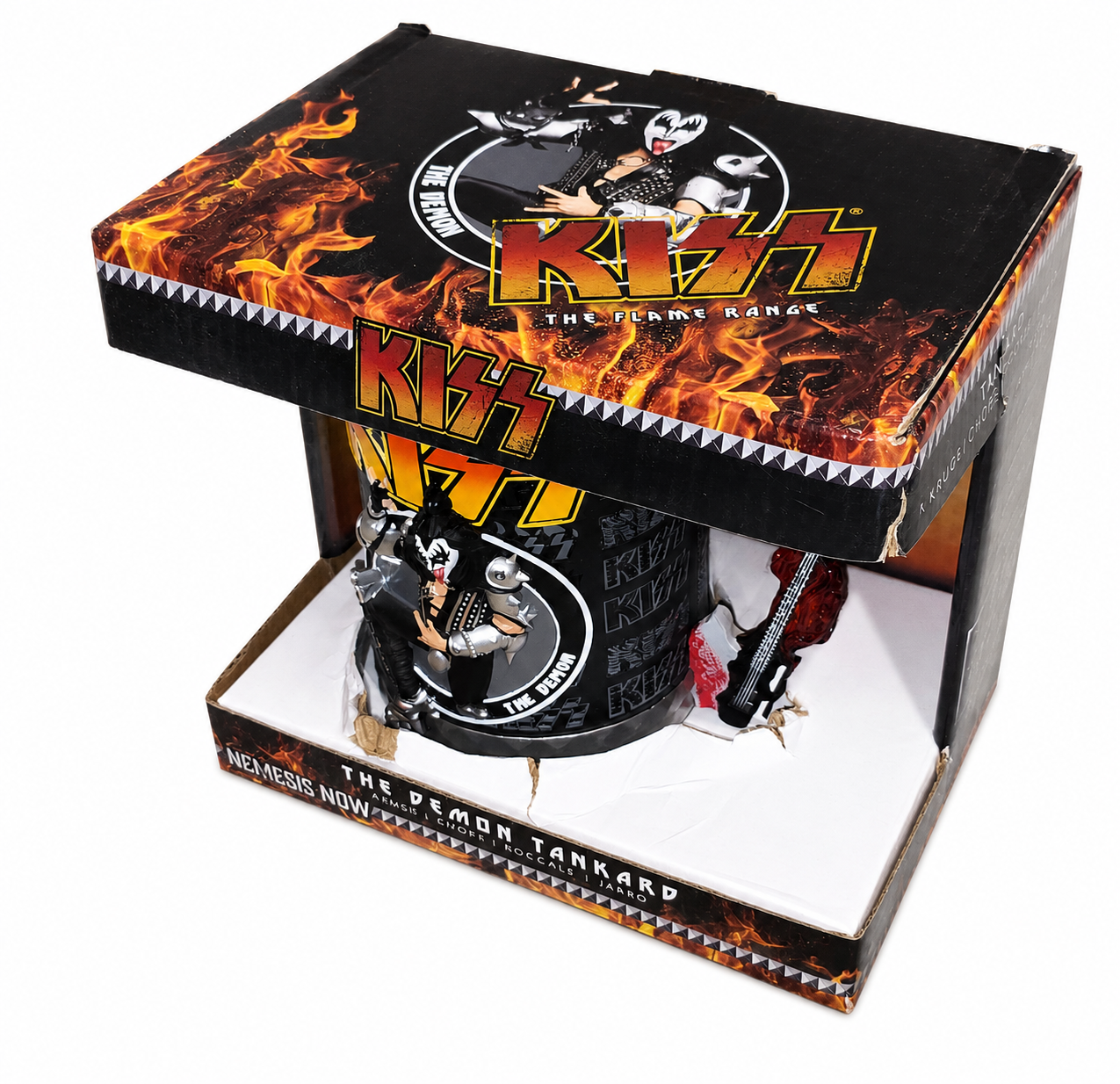 Kiss The Demon The Flame Range Officially Licensed Tankard