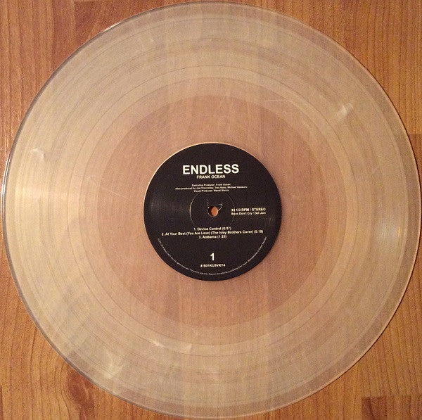 Frank Ocean – Endless (2016) (Clear Colour Vinyl LP)