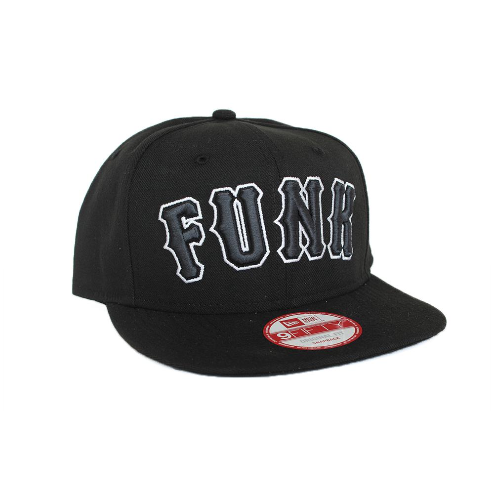Funk Volume Unisex Black Flatbrim New Era 9Fifty Snapback Cap Hat