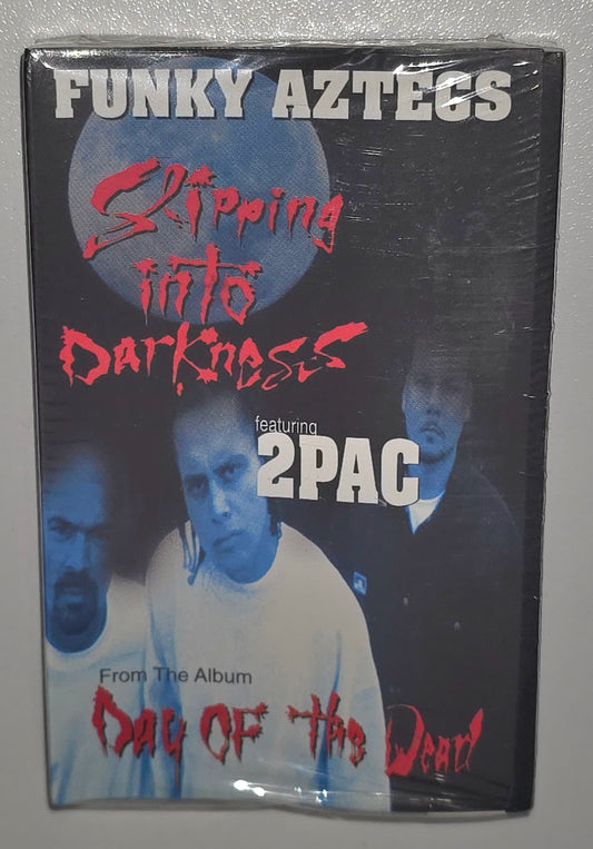 Funky Aztecs Featuring 2Pac Shakur – Slipping In To Darkness (1996) (Cassette Tape CassSingle)