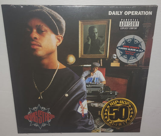 Gang Starr – Daily Operation (2023 Reissue) (Limited Edition  Translucent Red Colour Vinyl LP)