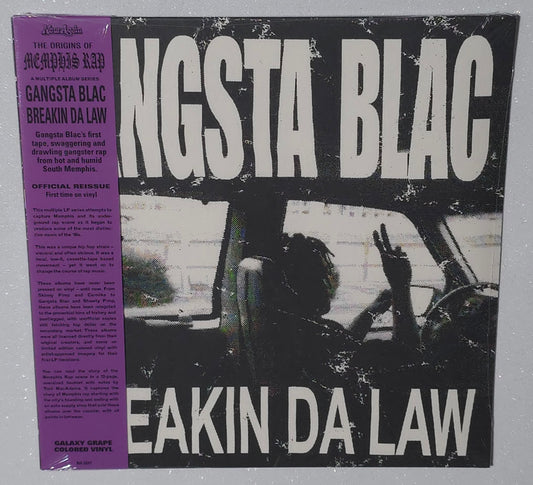 Gangsta Blac - Breakin Da Law (2025) (Limited Edition Galaxy Grape Colour Vinyl LP)