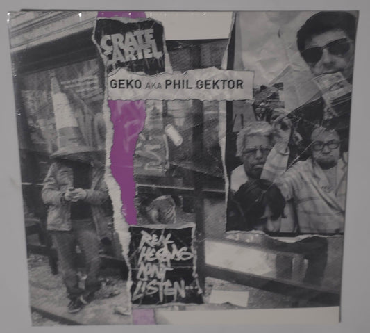 Geko AKA Phil Gektor – Real Heads Don't Listen (2014) (Limited Edition Purple Colour Vinyl LP)