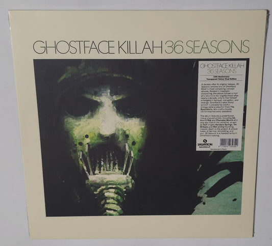 Ghostface Killah – 36 Seasons: 10th Anniversary Edition (2025) (Limited Edition Transparent Yellow Vinyl LP)