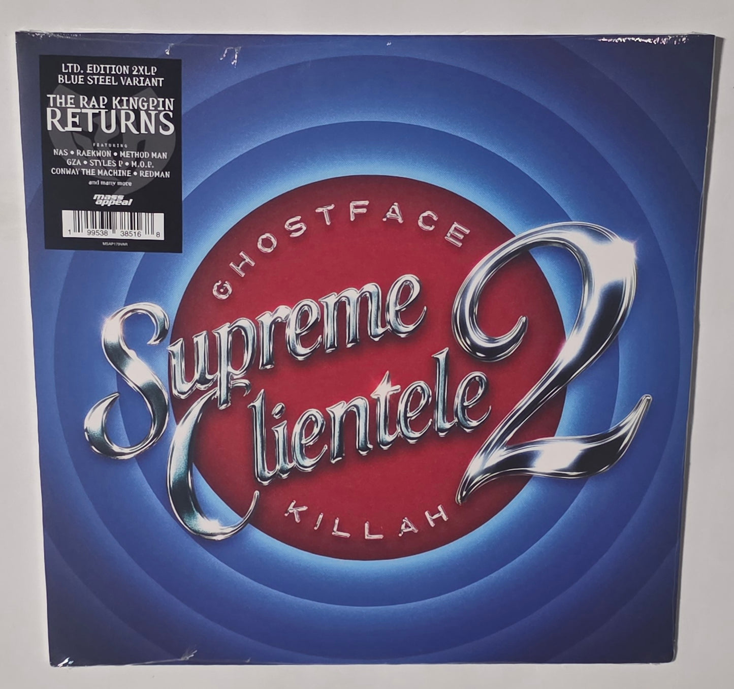 Ghostface Killah - Supreme Clientele 2 (2025) (Limited Edition Blue Steel Colour Vinyl LP)