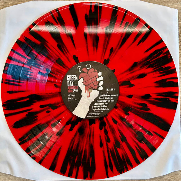 Green Day – American Idiot: 20th Anniversary Edition (2024) (Limited Edition Red & Black Splatter Colour Vinyl LP)