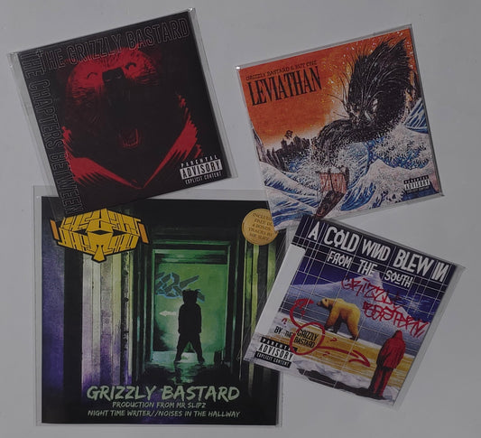 Grizzly Bastard Collection (3CD + 7" Vinyl Bundle)