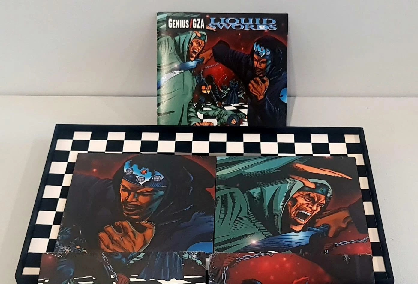 GZA ‎– Liquid Swords: The Singles Collection (2023) (Limited Edition 7" Vinyl Boxset Autographed by GZA)