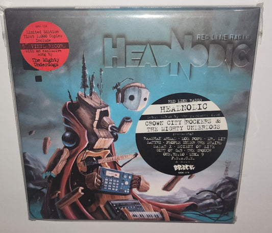 Headnodic – Red Line Radio (2011) (Limited Edition CD + 5" Vinyl Record)