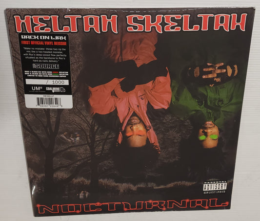 Heltah Skeltah – Nocturnal (2024) (Limited Edition Black Ice With Neon Coral & Green Splatter Colour Vinyl LP)