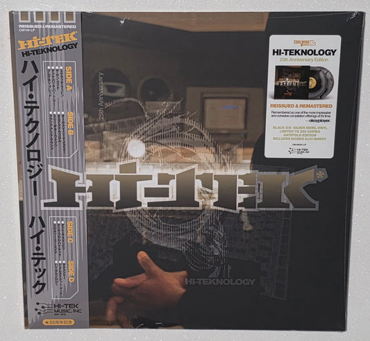 Hi-Tek - Hi-Teknology: 25th Anniversary Reissue (w/ Signed Insert) (2026) (Limited Edition Black Ice & Silver Swirl Colour Vinyl LP)