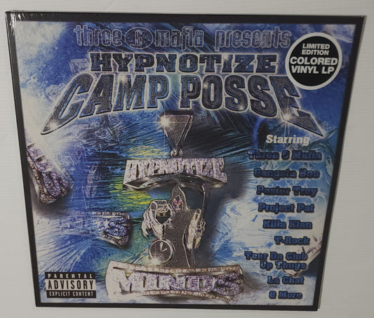 Three 6 Mafia Presents Hypnotize Camp Posse – Hypnotize Camp Posse (2023 Reissue) (Limited Edition Blue Colour Vinyl LP)