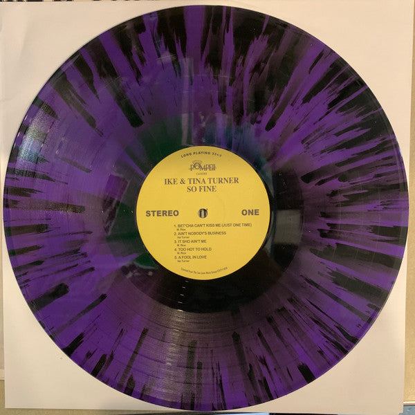Ike & Tina Turner – So Fine (2022 Reissue) (Limited Edition Purple & Black Splatter Colour Vinyl LP)