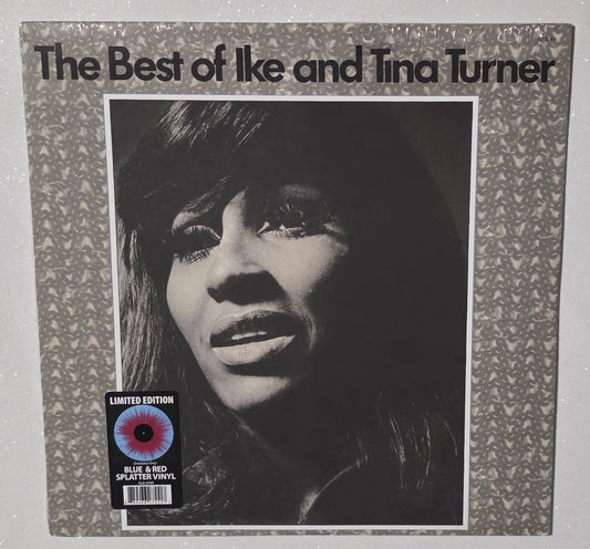Ike & Tina Turner – The Best Of (2022 Reissue) (Limited Edition Blue & Red Splatter Colour Vinyl LP)