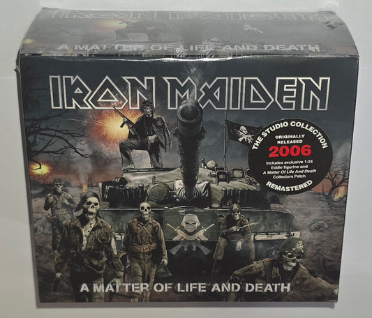 Iron Maiden ‎– A Matter Of Life And Death (2019) (Deluxe Edition Boxset CD with Figurine + Patch)