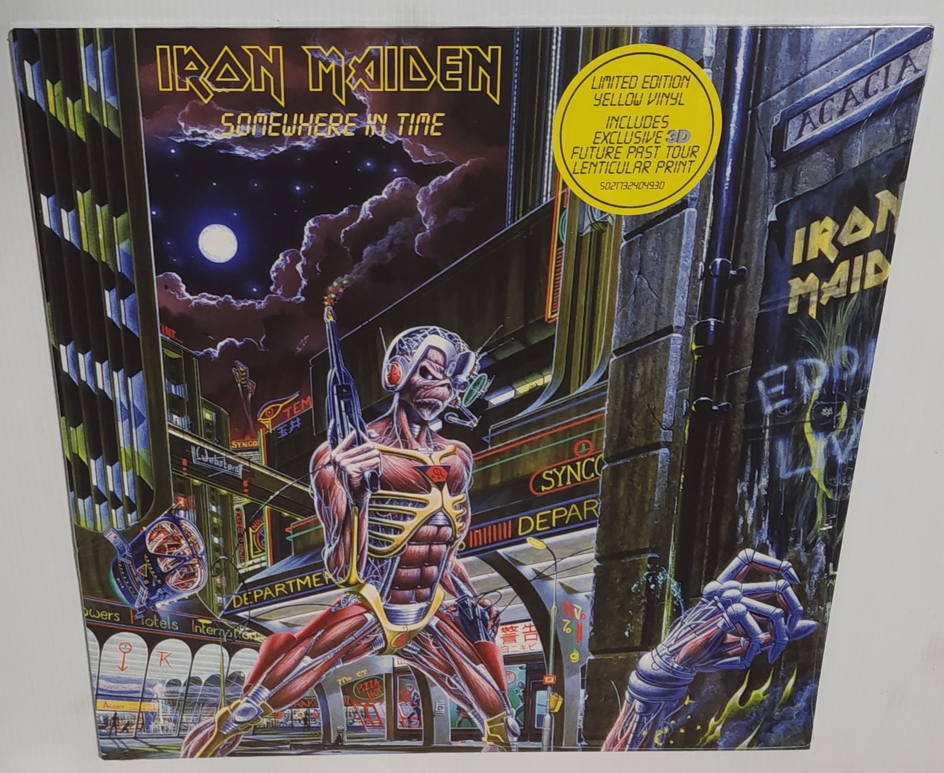 Iron Maiden Somewhere In Time 2024 Reissue Limited Edition Yellow iron-maiden-somewhere-in-time-2024-reissue-limited-edition-yellow