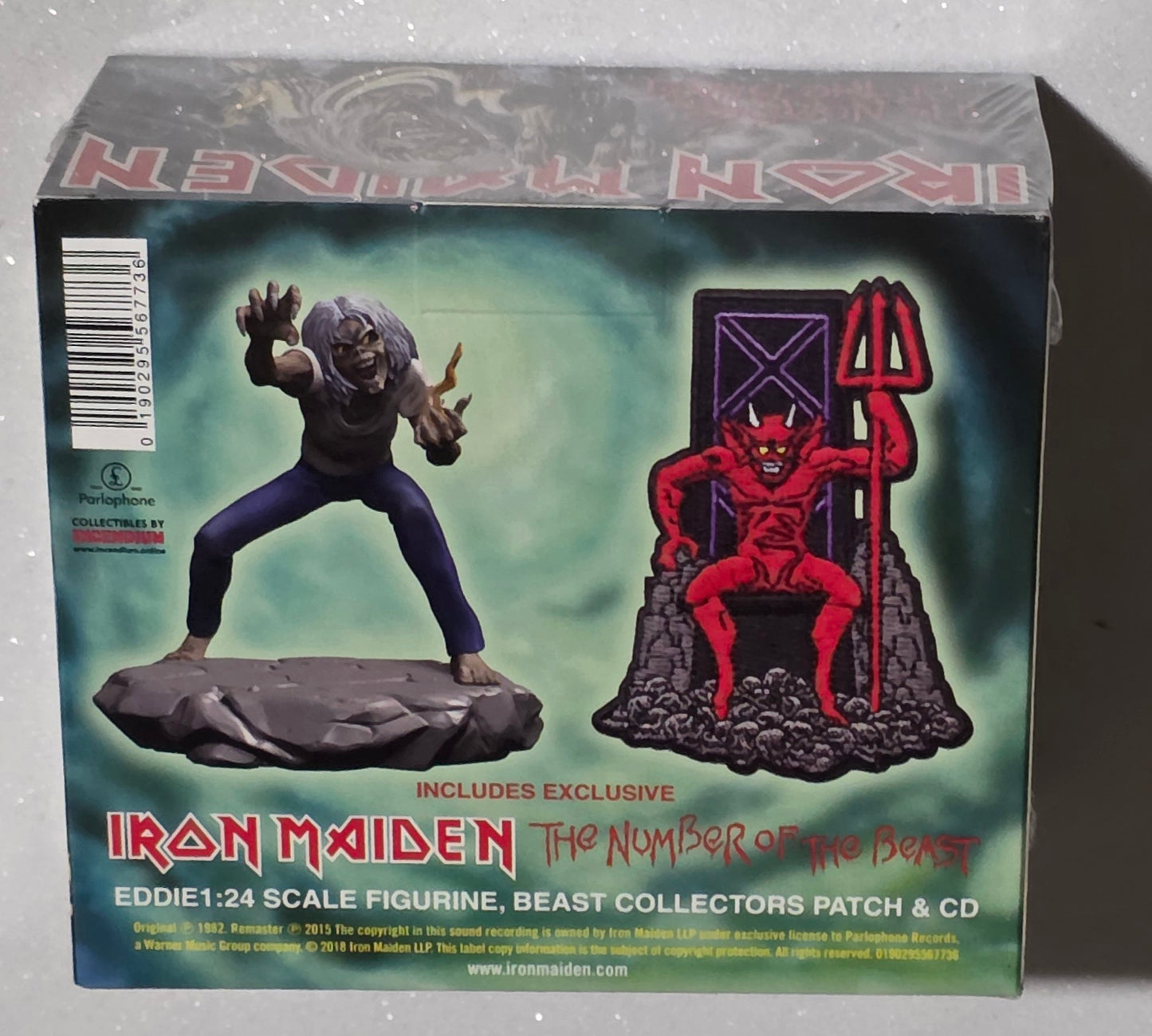 Iron Maiden ‎– The Number Of The Beast (2018 Reissue) (Deluxe Edition Boxset CD with Figurine + Patch)