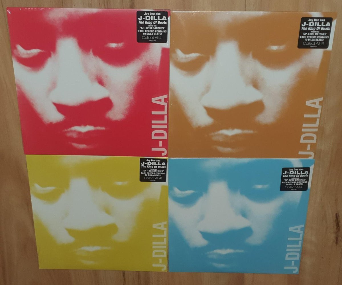 J-Dilla – Beats Batch 1, 2, 3 & 4 (The King Of Beats) (2015) (Limited Edition 10" Vinyl LP Lot)