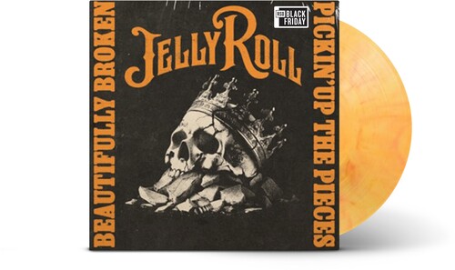 Jelly Roll - Beautifully Broken (Pickin' Up The Pieces) [2025 BF RSD] (Limited Edition Tequila Sunrise Colour Vinyl LP)