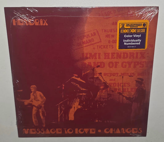 Jimi Hendrix – Message To Love / Changes (2020 RSD) (Limited Edition Orange Swirl Colour 7" Vinyl Single)