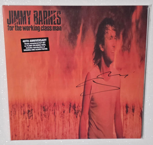 Jimmy Barnes – For The Working Class Man *Autographed* (2025) (Limited Edition Flame Colour Vinyl LP)