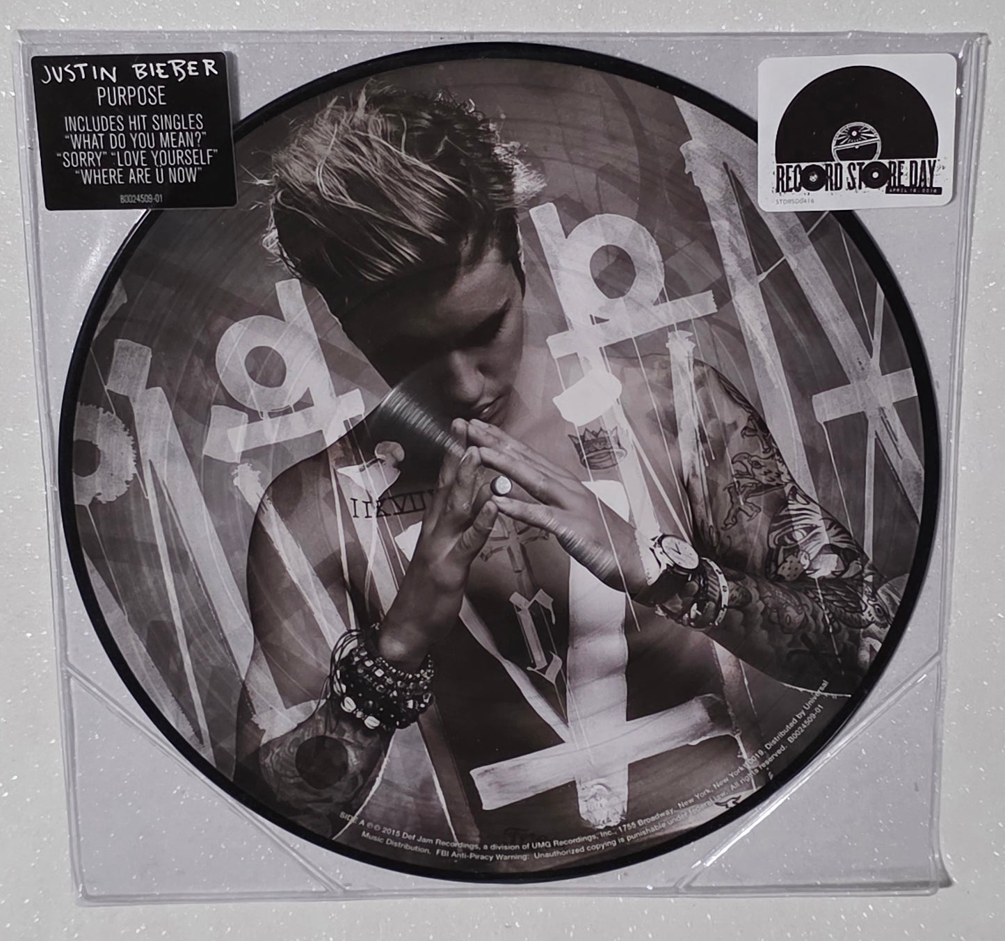 Justin Bieber – Purpose (2016 RSD) (Limited Edition Picture Disc Vinyl LP)