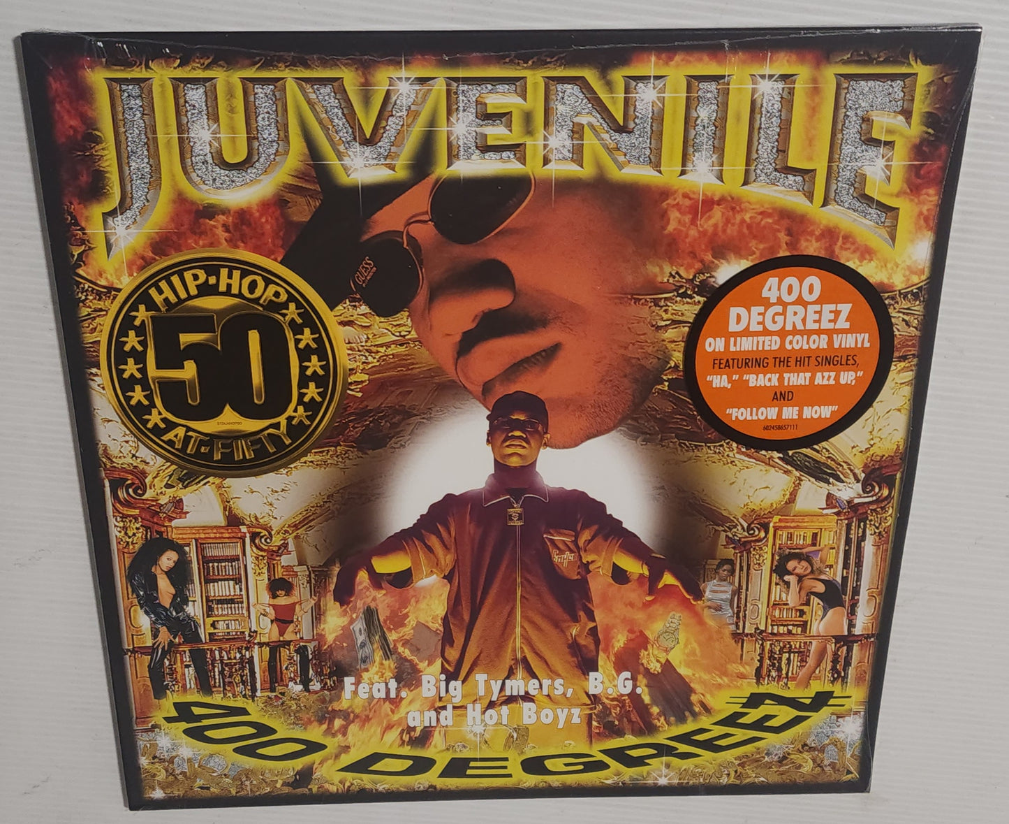 Juvenile – 400 Degreez (2024 Reissue) (Limited Edition Orange Crush Colour Vinyl LP)