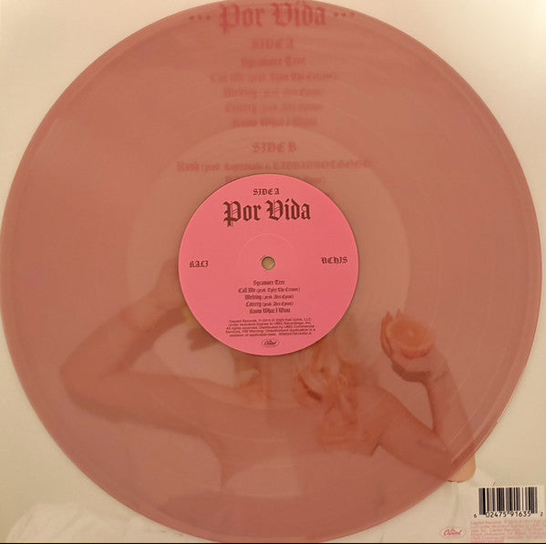 Kali Uchis – Por Vida: 10th Anniversary Edition (2025 Reissue) (Limited Edition Blush Pink Colour Vinyl LP)