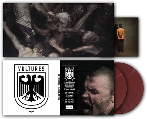 ¥$ (Kanye West & Ty Dolla Sign) - Vultures 1 (Carnival Edition) (2025) (Limited Edition 2x 7" Maroon Colour Vinyl Singles + CD)