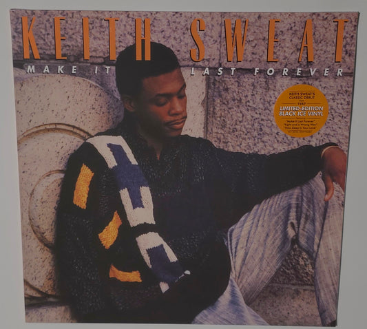 Keith Sweat – Make It Last Forever (2024 Reissue) (Limited Edition Black Ice Colour Vinyl LP)